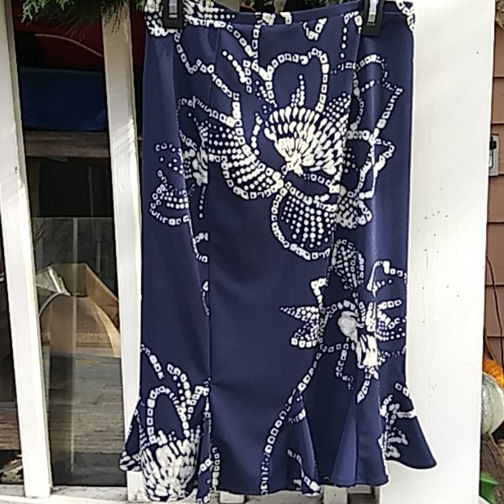 Express woman's blue skirt